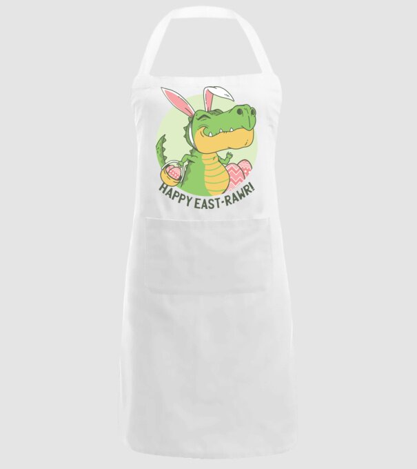 Paște Fericit tricou cu dinozaur model alb pe tricou