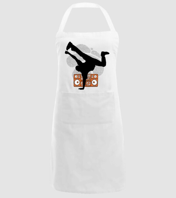 Dansator Break model alb pe tricou