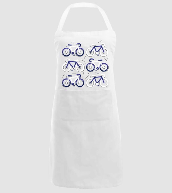 Ciclism model alb pe tricou