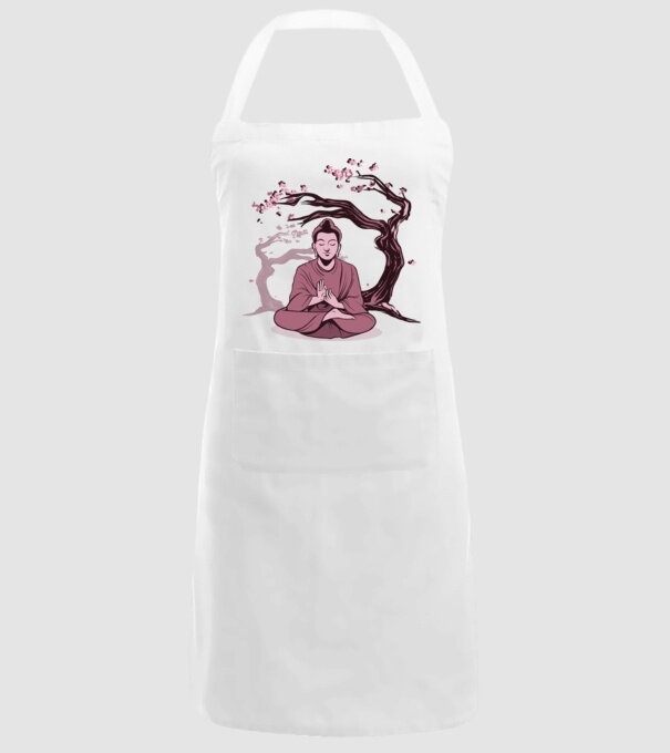 Buddha Meditație model alb pe tricou