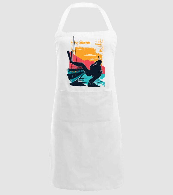 Tricou Scafandru Retro model alb pe tricou
