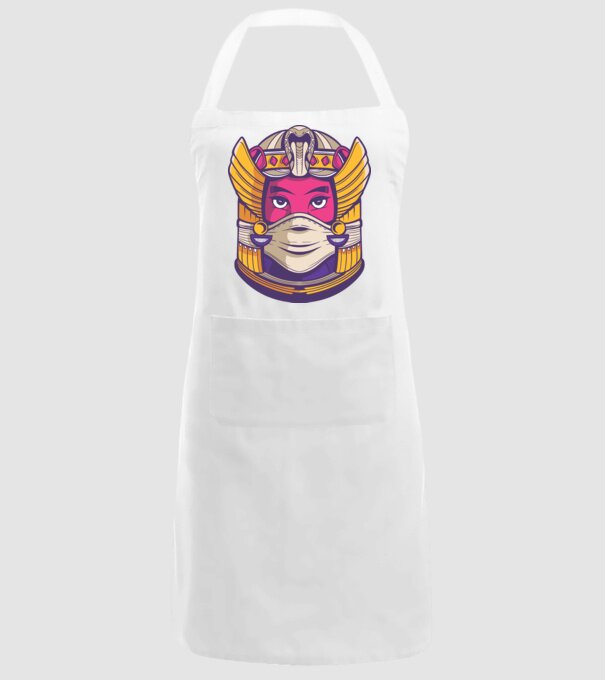 Cleopatra Mască model alb pe tricou