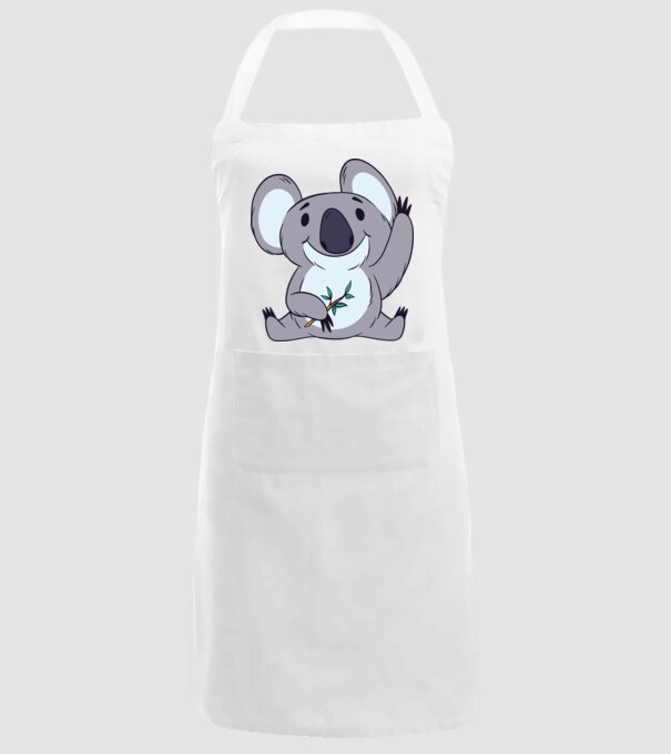Koala drăguț model alb pe tricou