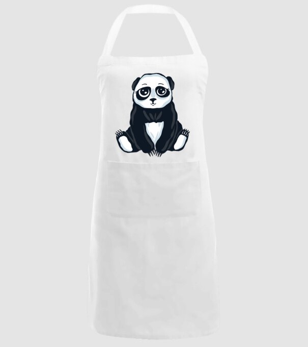 Panda drăguț model alb pe tricou