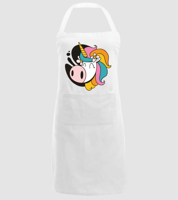 Unicorn drăguț model alb pe tricou