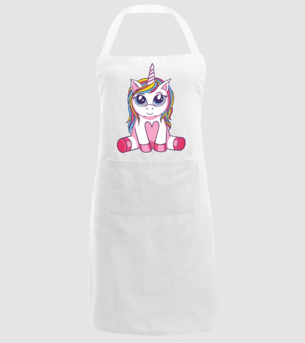 Unicorn drăguț model alb pe tricou
