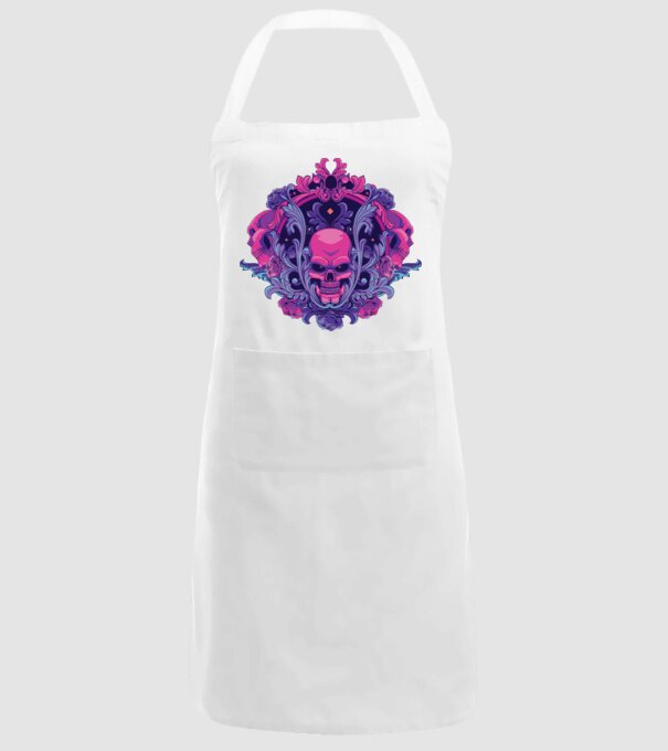 Cranii Dark Skull model alb pe tricou