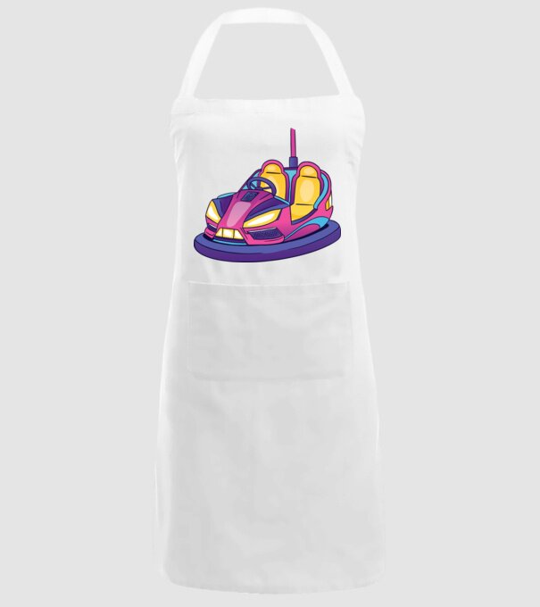 Dodgem model alb pe tricou