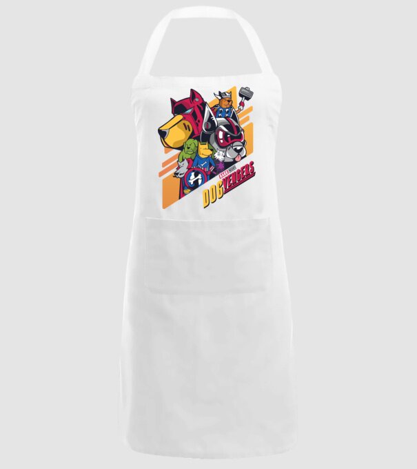 Dogvengers Câini Eroi model alb pe tricou