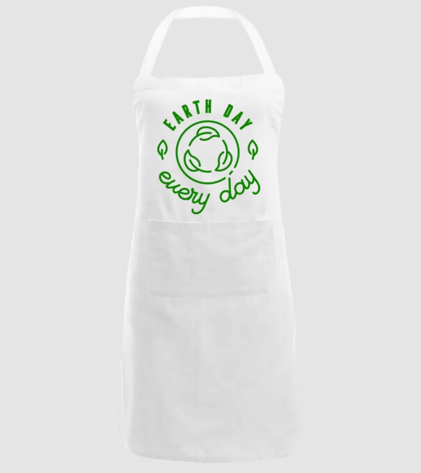 Earth Day Every Day - Ziua Pământului model alb pe tricou