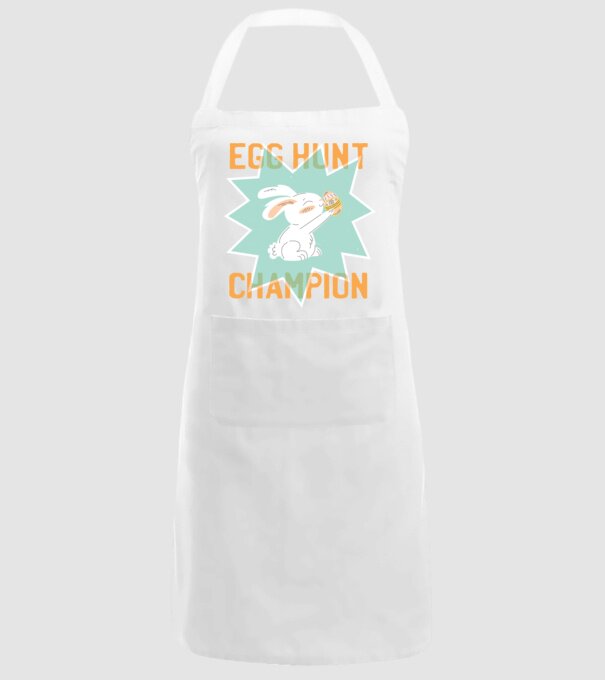 Egg Hunt Champion Campion la vânătoare de ouă model alb pe tricou