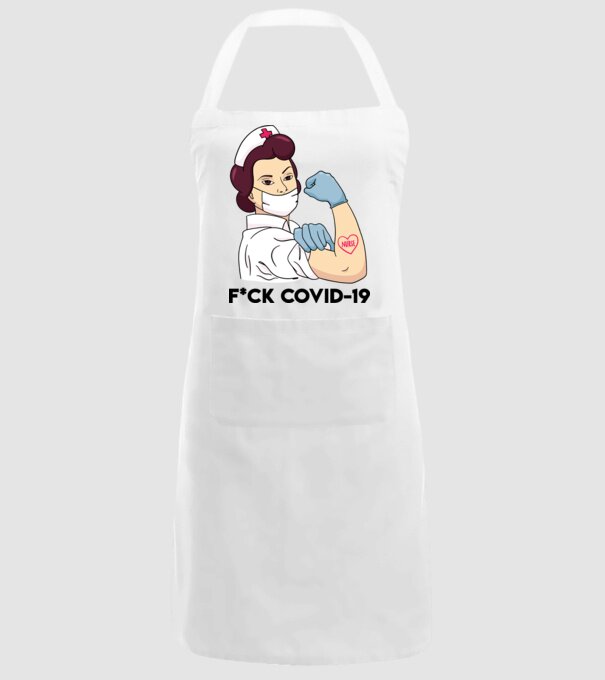 FCK Covid-19 Coronavirus model alb pe tricou