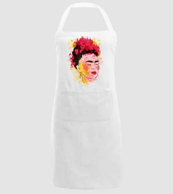 Frida Kahlo model alb pe tricou