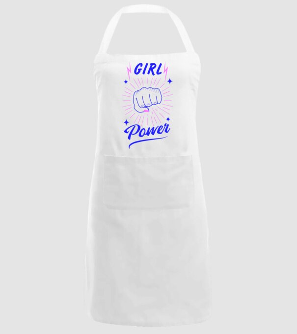 Girl Power Ziua Femeii model alb pe tricou