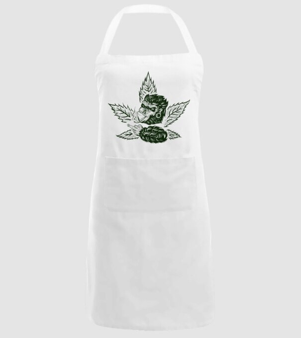 GORILĂ cannabis model alb pe tricou