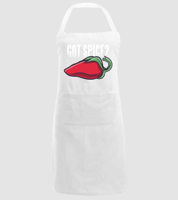 Got Spice ardei model alb pe tricou