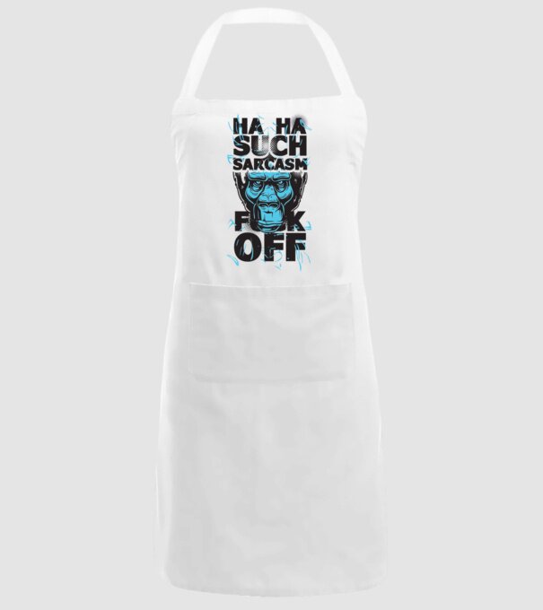 Haha, Such Sarcasm model alb pe tricou