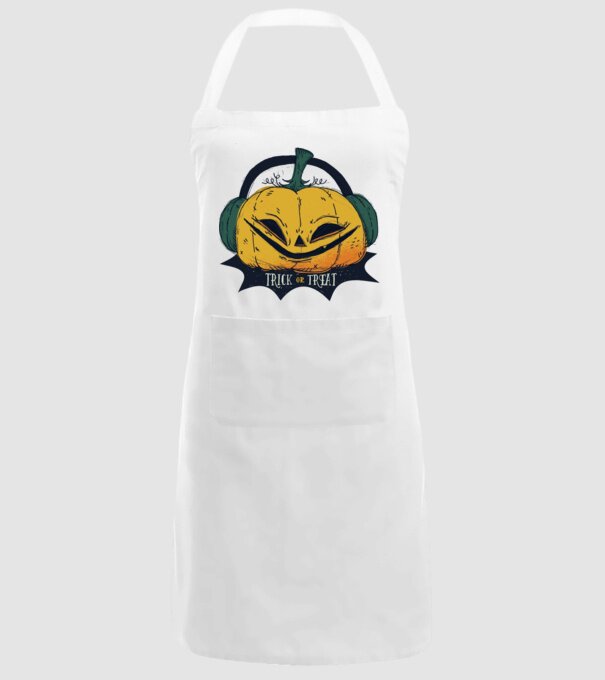 Dovleac Halloween model alb pe tricou