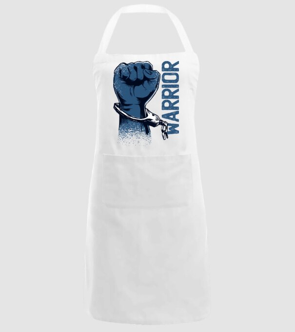 Pumn războinic model alb pe tricou