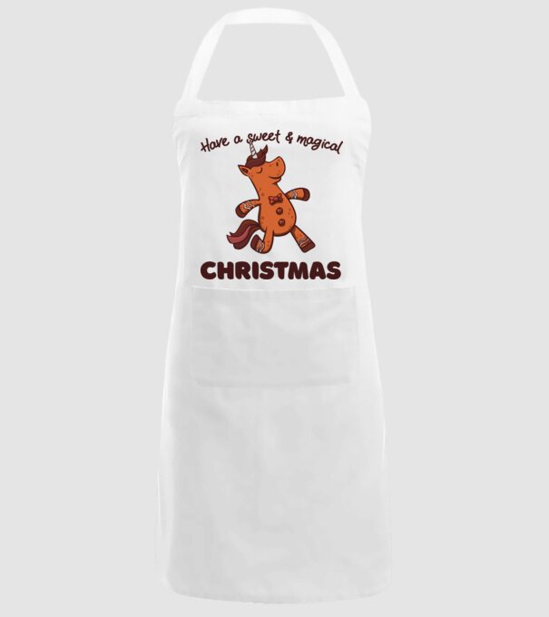 Have a sweet and magical Christmas model alb pe tricou