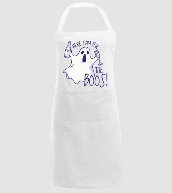 Here I am for the Boos model alb pe tricou