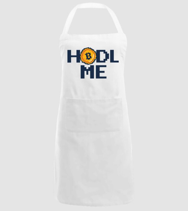 Hodl Me Bitcoin model alb pe tricou