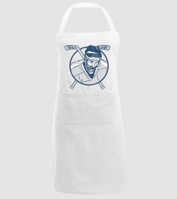 Hochei Jucător Hochei de gheață model alb pe tricou