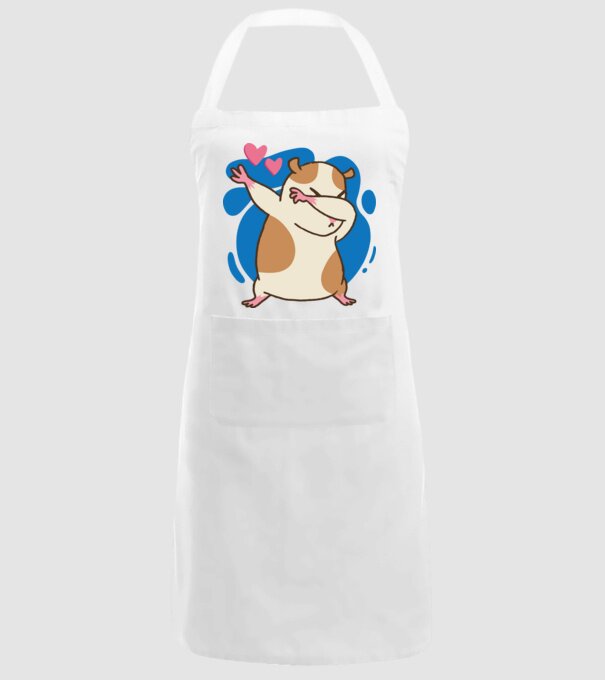 Hamster DAB model alb pe tricou