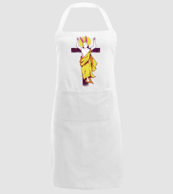 iepuraș de Paște Înviere model alb pe tricou