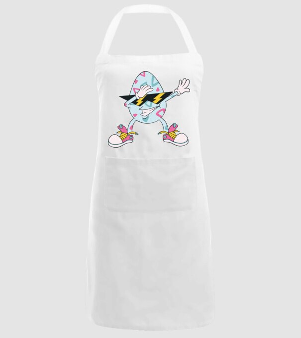 Ouă de Paște Dab model alb pe tricou