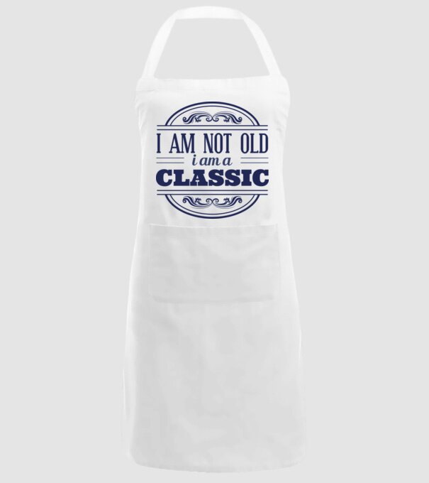 'I''m not old, I am a Classic' model alb pe tricou