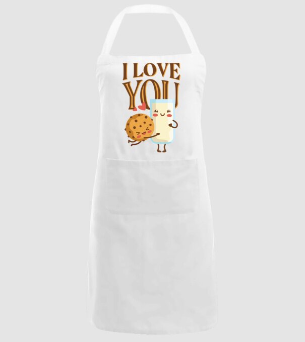 'I Love You tricou drăguț cuplu pentru Valentine''s Day' model alb pe tricou