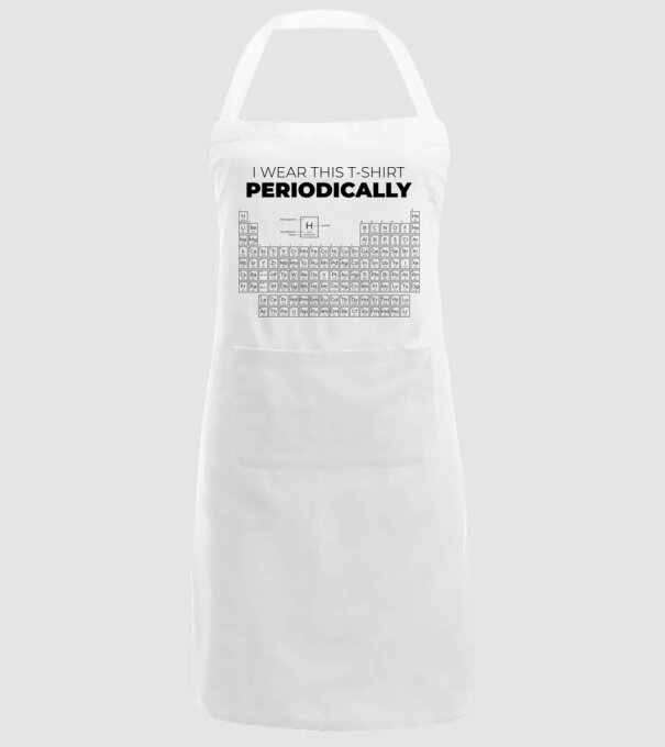 I wear this t-shirt periodically model alb pe tricou
