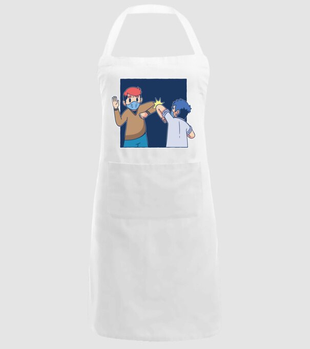 Cum să dai mâna Coronavirus model alb pe tricou