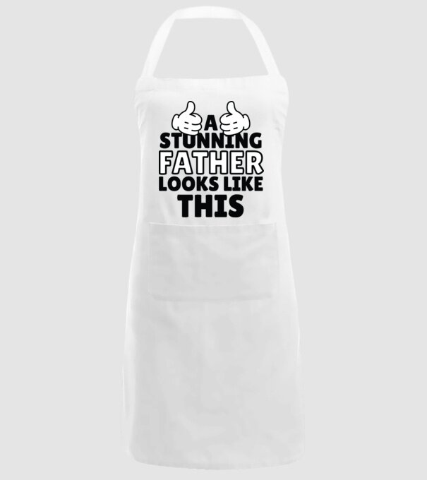 Așa arată un tată extraordinar model alb pe tricou