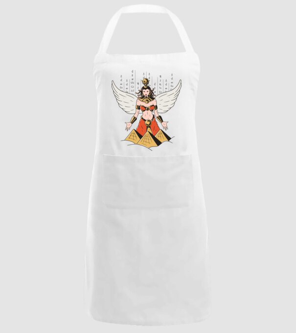 Zeița Isis model alb pe tricou