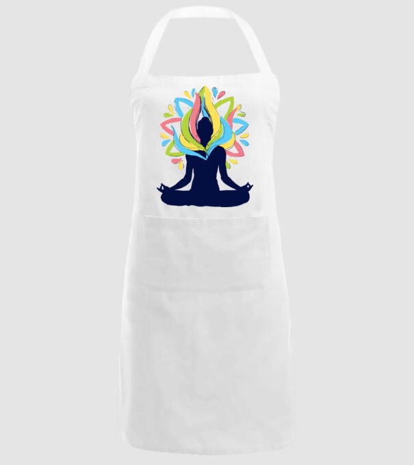 Energii Yoga Meditație model alb pe tricou