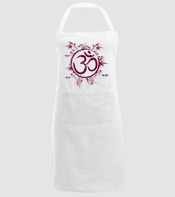 Simbol Yoga model alb pe tricou
