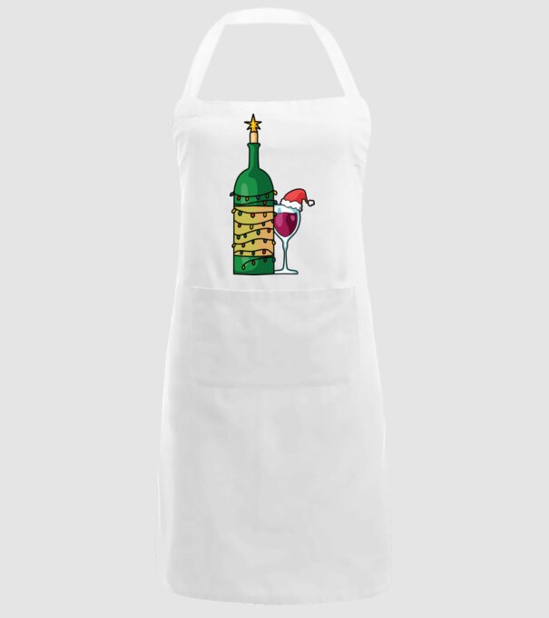 Vin de Crăciun model alb pe tricou
