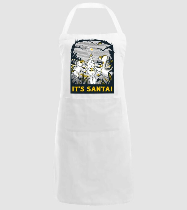 Dinozauri de Crăciun model alb pe tricou