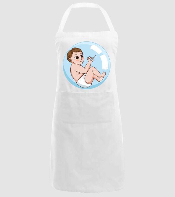 Bebeluș model alb pe tricou