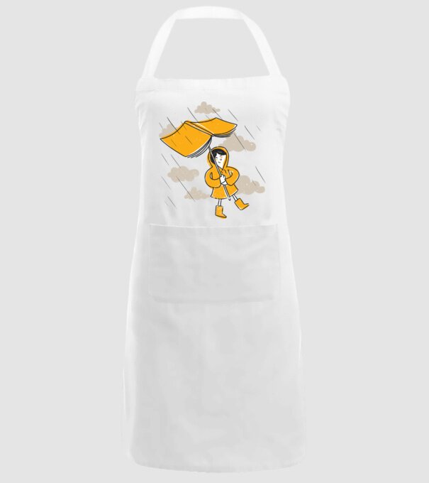 Umbrelă Carte model alb pe tricou