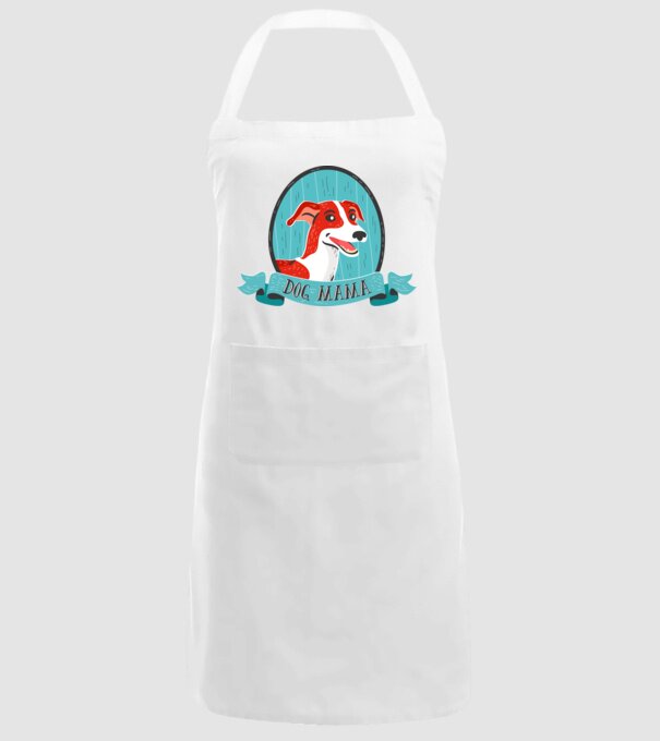 Câine Mamă model alb pe tricou