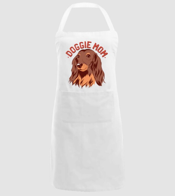 Mamă de Câine model alb pe tricou