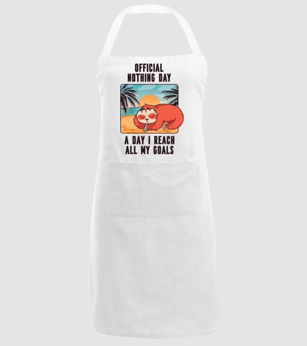 Leneș - Odihnă oficială model alb pe tricou