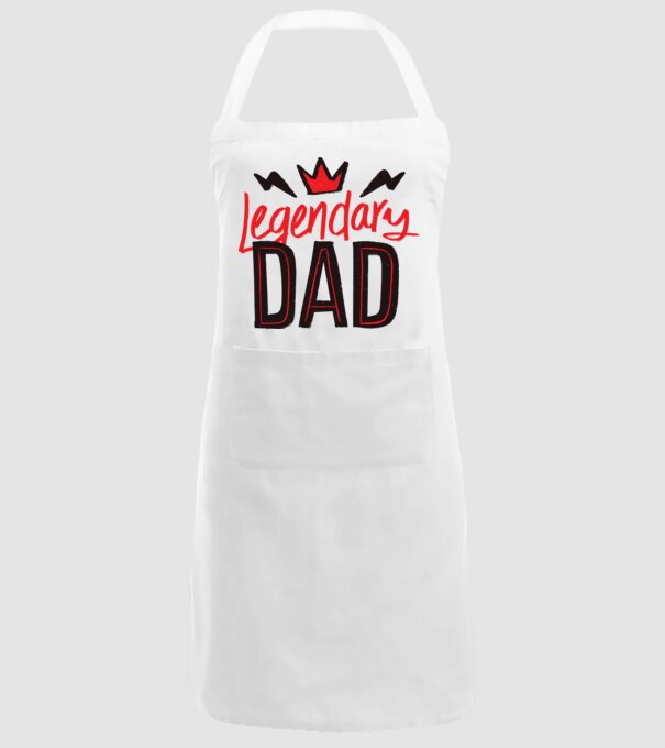 Tată legendar model alb pe tricou