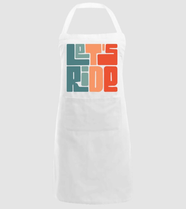 'Let''s Ride - Snowboard' model alb pe tricou