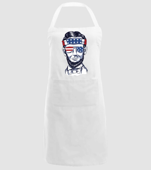 Lincoln USA model alb pe tricou