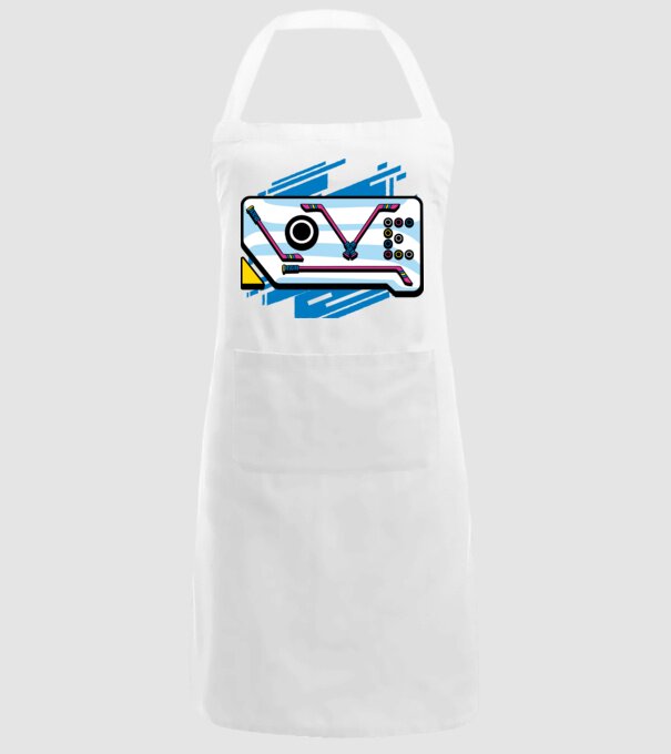 Love Hockey model alb pe tricou
