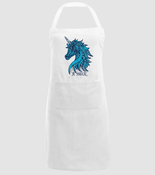 Unicorn magic model alb pe tricou